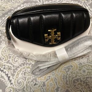 Black Tory Burch Kira mini camera bag